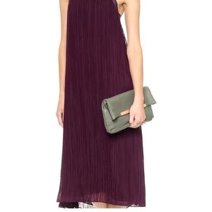 Anthropologie Joie Helena Leather Clutch NWT!